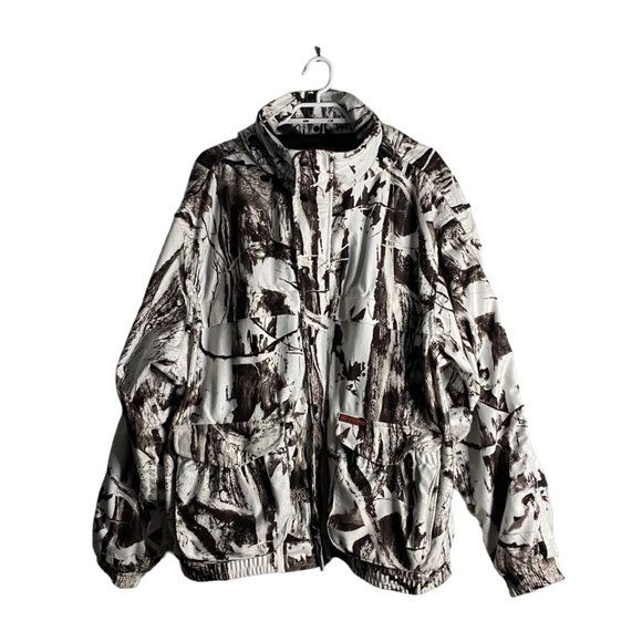 Great Outdoorsman Men Nature Print Full Zip Hooded Jacket - Picture 1 of 13